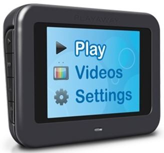 Picture of the Playaway View device, which includes videos for children to watch